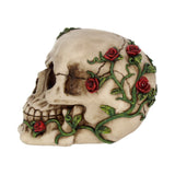 Rose From Beyond Skull Ornament