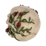 Rose From Beyond Skull Ornament