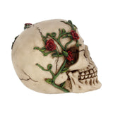 Rose From Beyond Skull Ornament