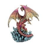 Ruby Oracle Red Dragon Fortune Seer Snow Globe
