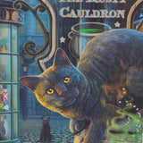 Rusty Cauldron Cat Notebook by Lisa Parker
