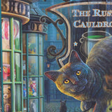 Rusty Cauldron Cat Notebook by Lisa Parker