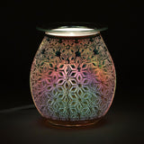 Geometric Flower Light Up Electric Oil Burner