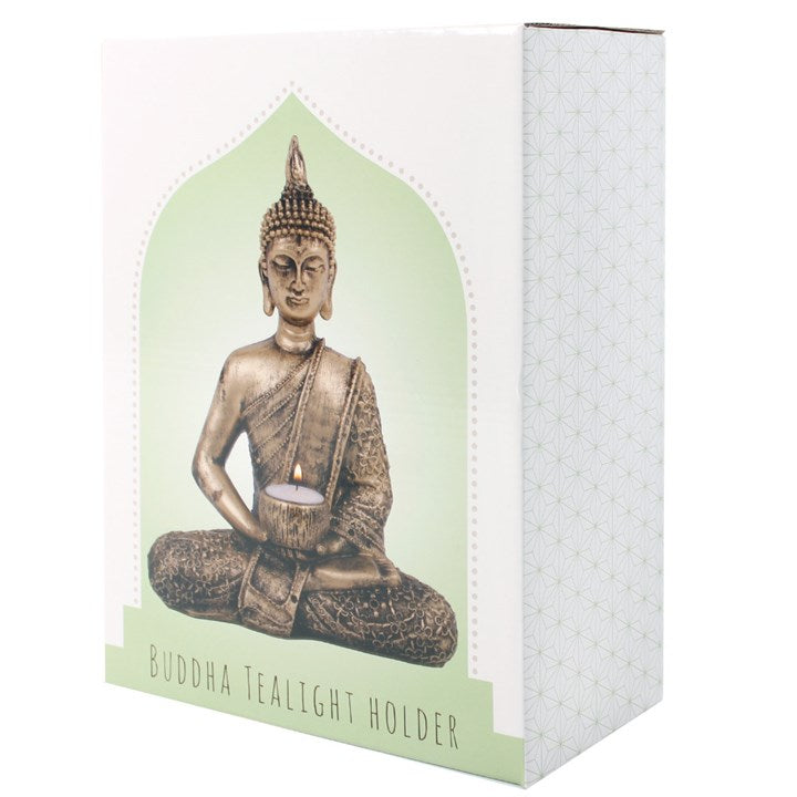 Sitting Thai Buddha Tealight Candle Holder