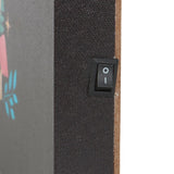 Forest Mushroom Light Up Canvas Plaque