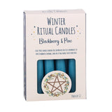 Blackberry & Pine Winter Ritual Spell Candles