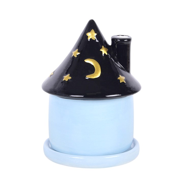 Celestial Cottage Incense Cone Holder back view