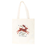 Leaping Hare Tote Bag