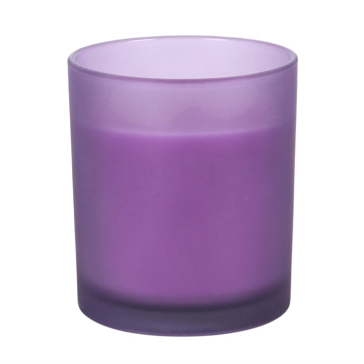Purple glass Dream Magic scented candle