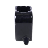 Black Planchette Flower Vase