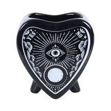 Black Planchette Flower Vase