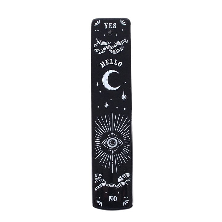 Ouija inspired ceramic incense stick holder