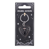 Black Planchette Keyring