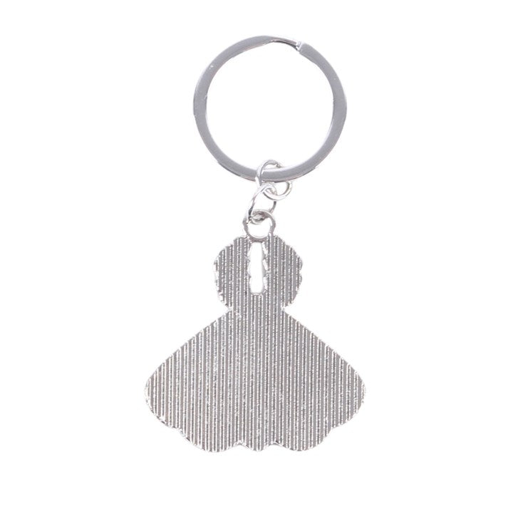 Back of Black Moth Keyring