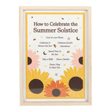 Celebrate the Summer Solstice Framed Print