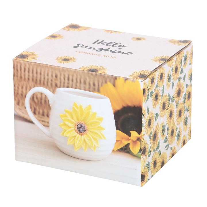Hello Sunshine 3D sunflower mug gift box