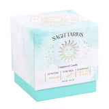 Sagittarius Ylang Ylang & Amber, Amazonite Crystal Candle