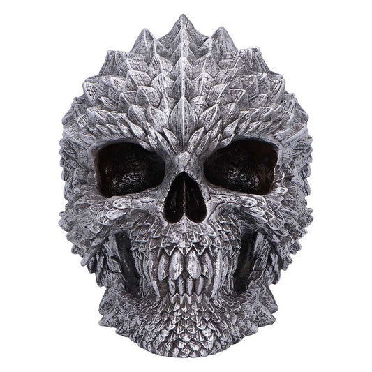 Scaled Remains Skull Figurine
