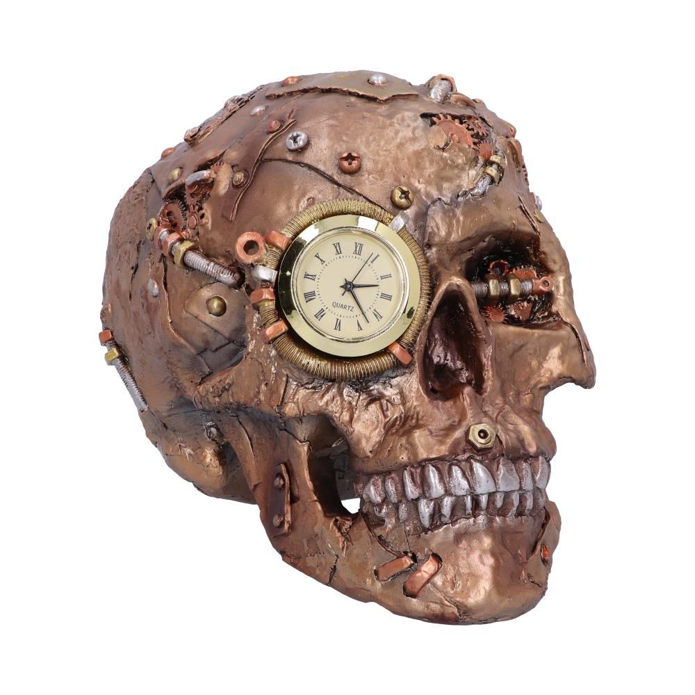 Scrapped Steampunk Skull ornament by Nemesis Now