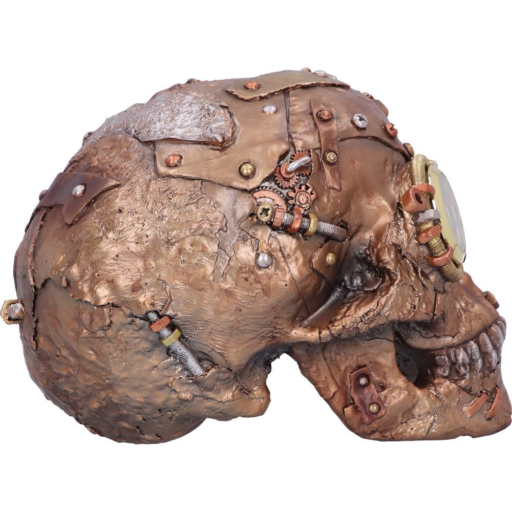 Opposite side of Scrapped Steampunk Skull