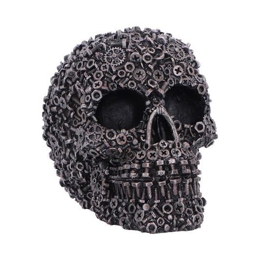 Screwed Skull Figurine