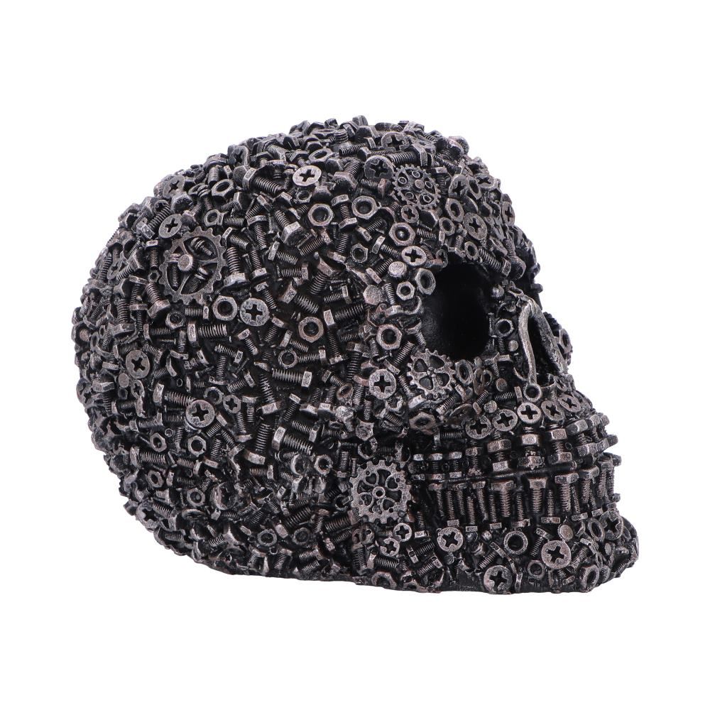 Screwed Skull Figurine