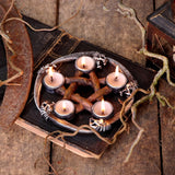 Scythe Pentagram Tealight Holder