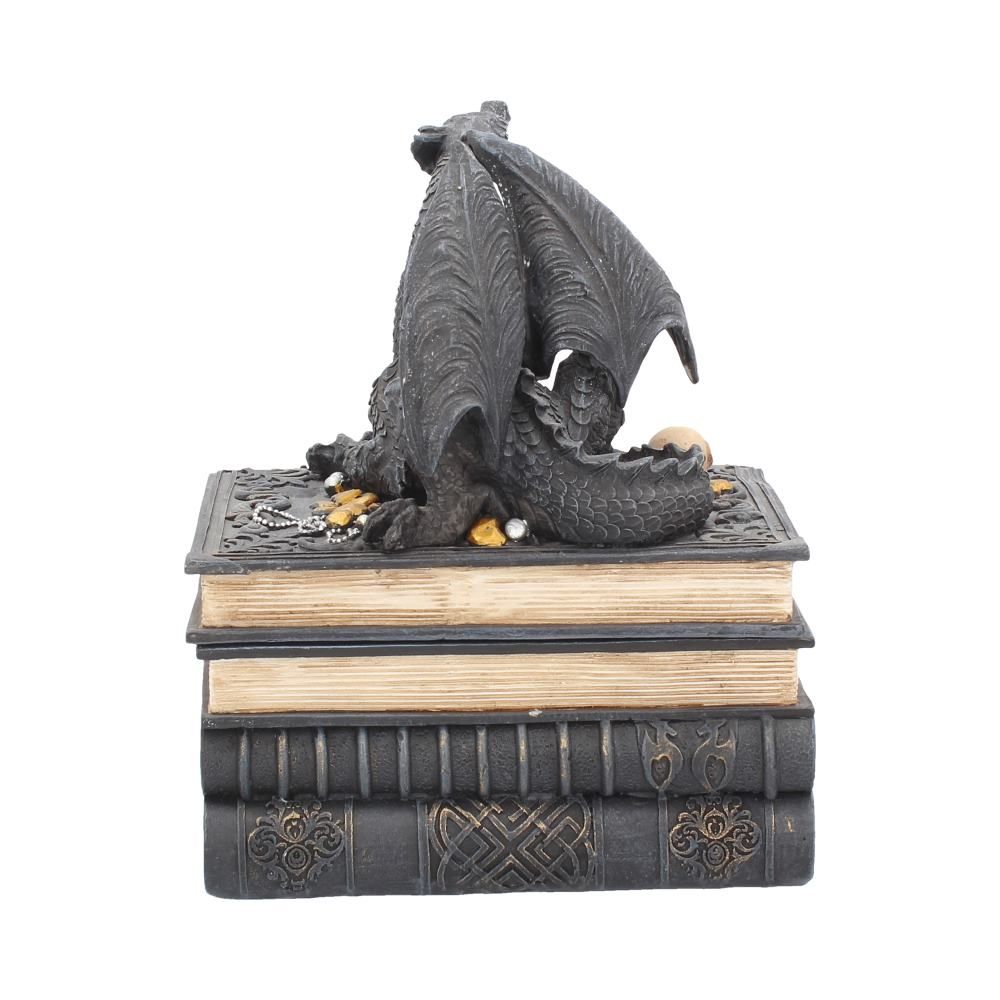 Back view of Secrets of the Dragon resin ornament
