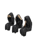 See, Hear, Speak No Evil Grim Reaper Shelf Sitters