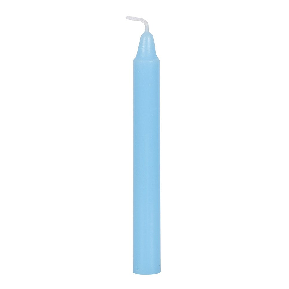 Light blue Peace spell candle for candle magic