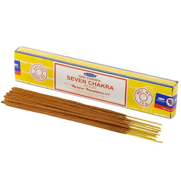 Seven Chakra Satya Incense Sticks