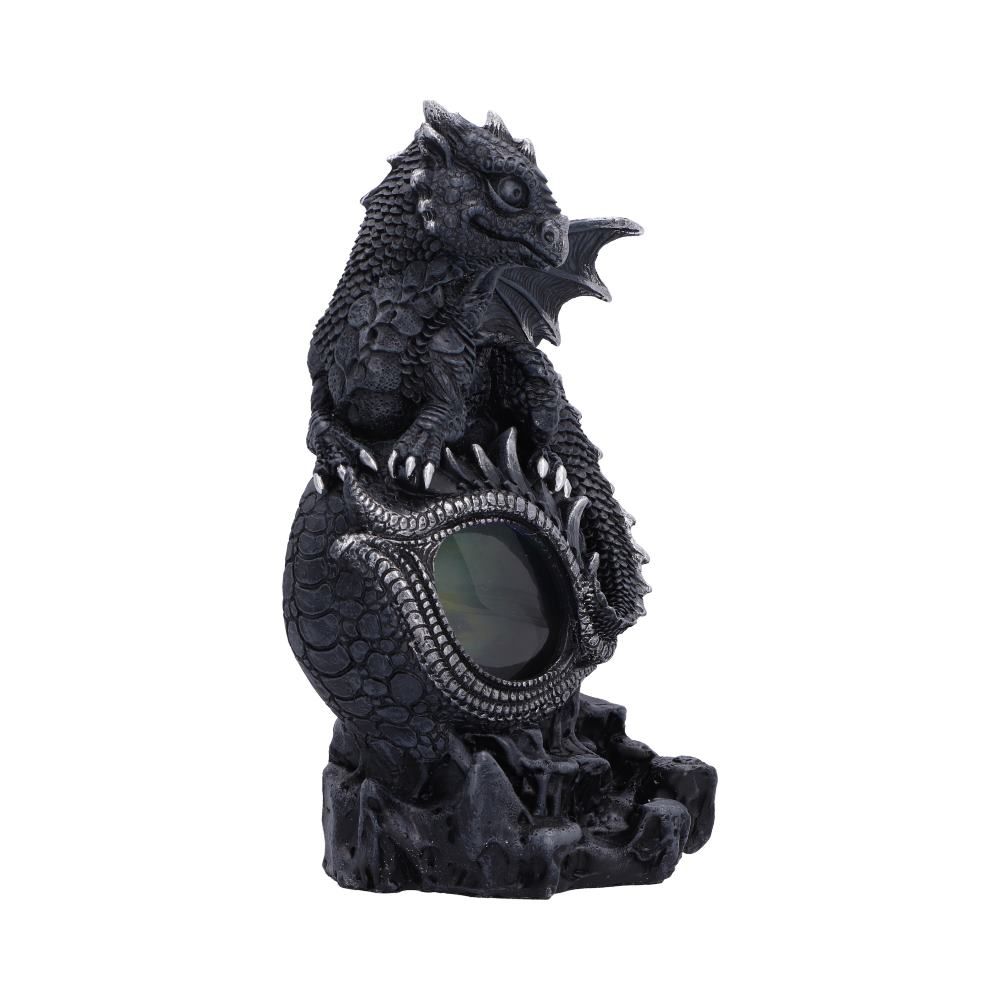 Shadow Sentinel gothic dragon and green eye figurine