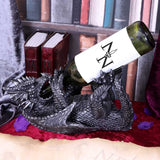 Silver Dragon Guzzler Wine Bottle Holder