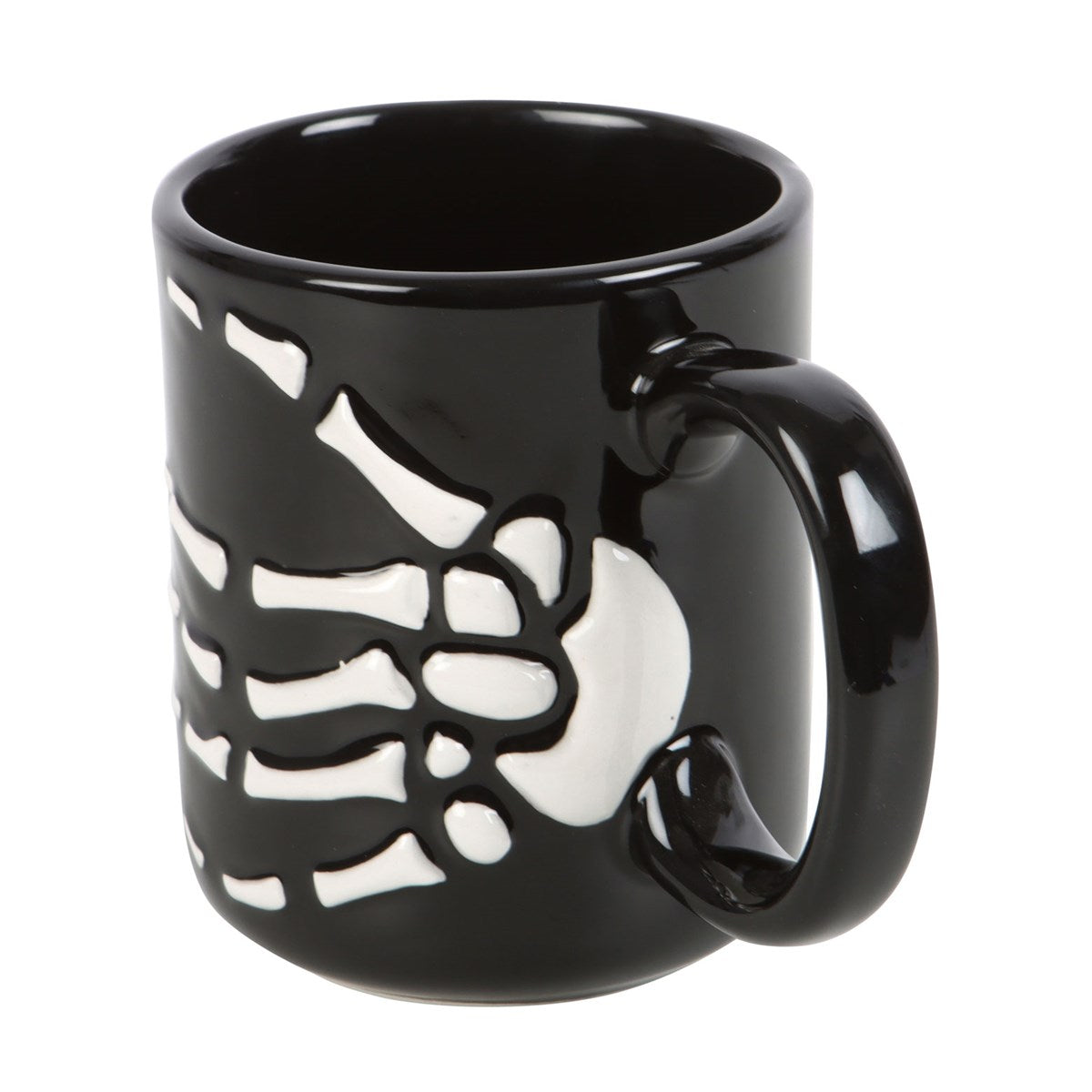 Skeleton Hand Mug side view