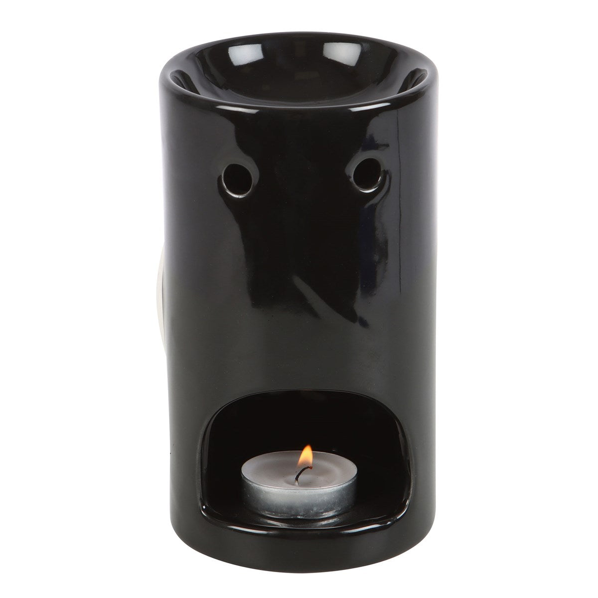 Skeleton hand oil burner tealight opening