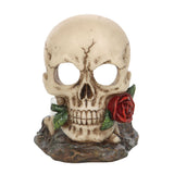 Skull Rose Tealight Candle Holder