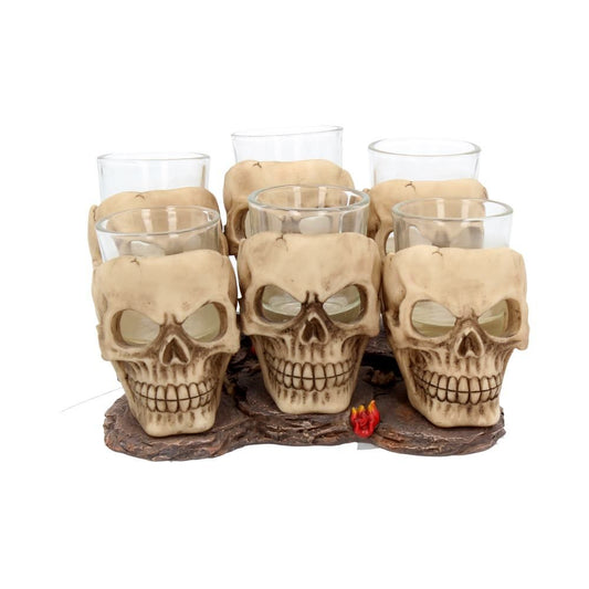 Skulls Shot Glass Set