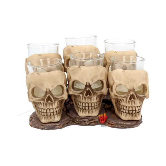 Skulls Shot Glass Set
