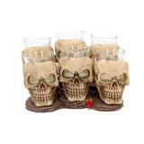 Skulls Shot Glass Set