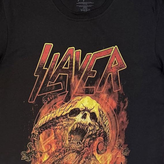 Slayer Demoniac Distress T Shirt