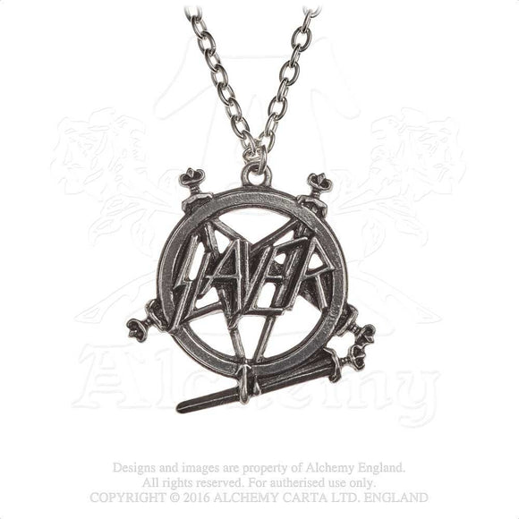 Slayer Pentagram Logo Necklace
