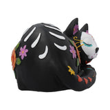 Sleepy Sugar Skull Cat Ornament