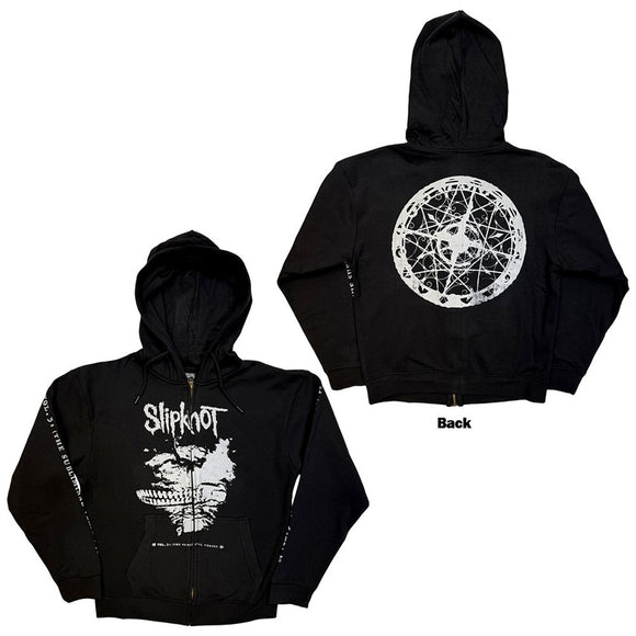 Slipknot Unisex Zipped Hoodie: Subliminal Verses