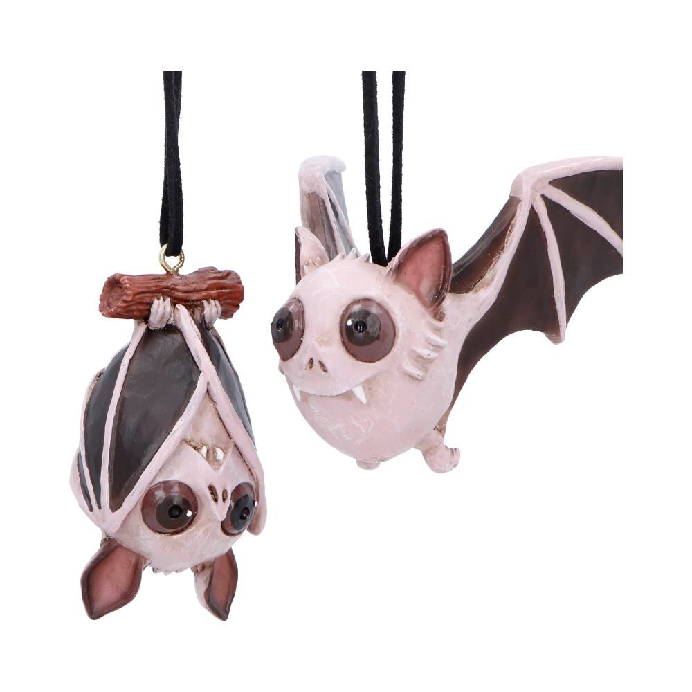 Sneak and Peak Bat Hanging Ornaments