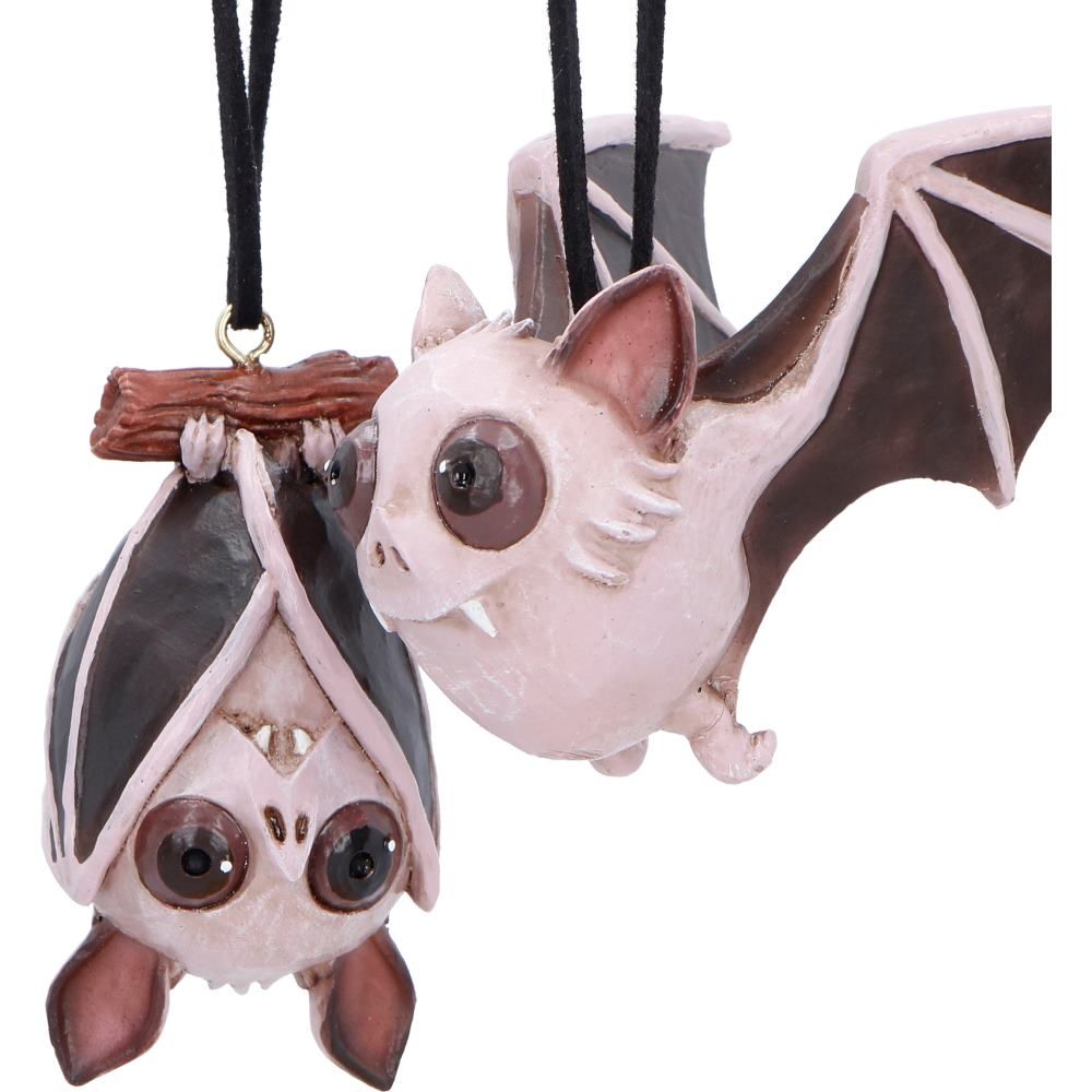 Sneak and Peak Bat Hanging Ornaments