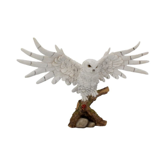 Snowy Rest Owl Figurine