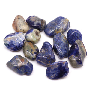 Sodalite Spotted Blue Tumble Stones