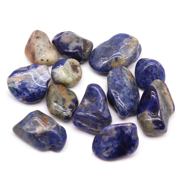 Sodalite Spotted Blue Tumble Stones