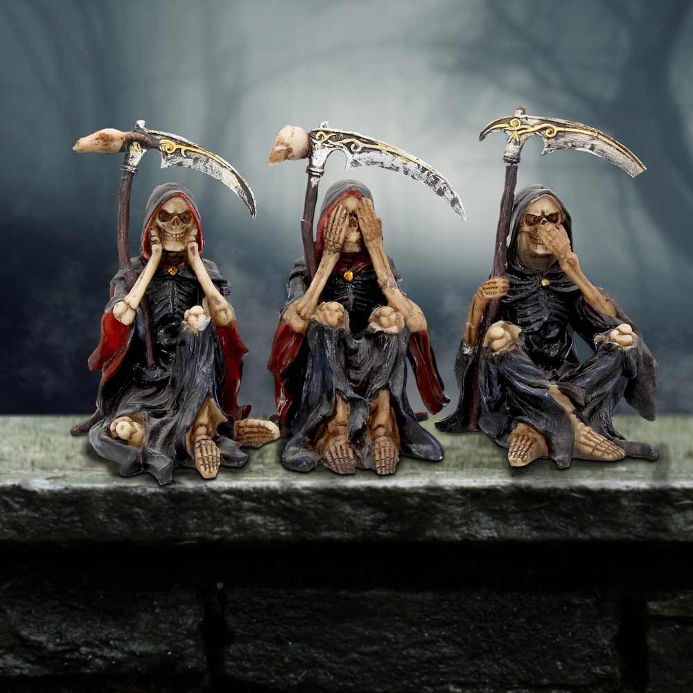 Something Wicked Three Wise Reaper Figurines