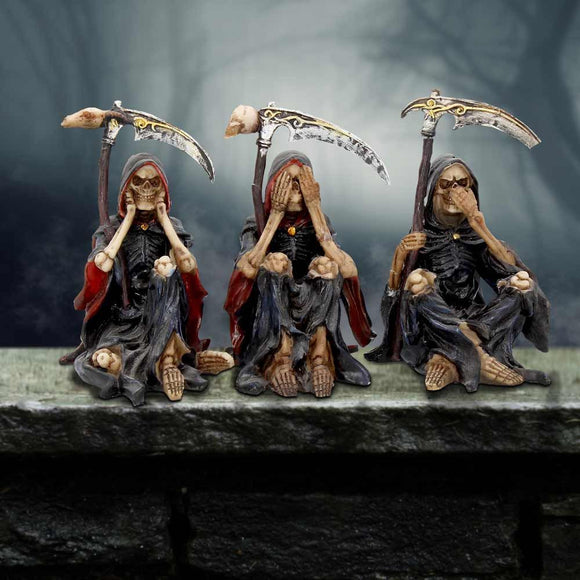 Something Wicked Three Wise Reaper Figurines